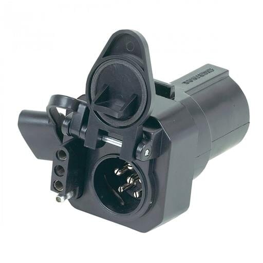 7-way RV to 6-way round & 4-way flat adapter - 47565