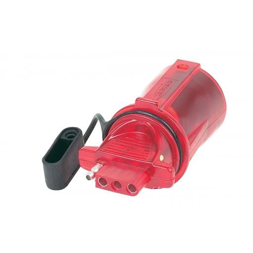 Lights Up 7-Way RV Blade to 4-Wire Flat Adapter - 47335