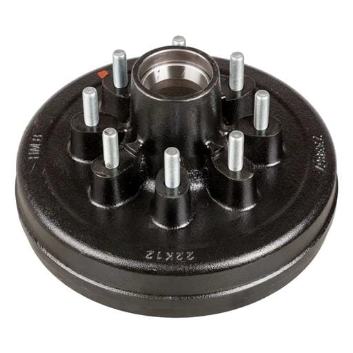Dexter® Axle Dexter Drum 7K axle, 8-6.50 BC, Studded 9/16