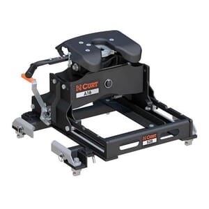 Curt A16 Sliding 5th Wheel Hitch, 16K, Select Silverado, Sierra, 6.5' Bed Puck System - 16054