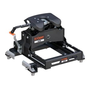 CURT A20 Sliding 5th Wheel Hitch, 20K, Select Silverado, Sierra, 6.5' Bed Puck System - 16698