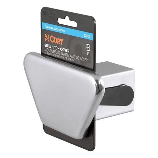 Curt 2" Chrome Steel Hitch Tube Cover (Packaged) - 22101