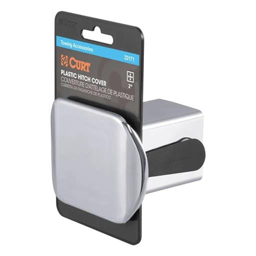 Curt 2" Chrome Plastic Hitch Tube Cover (Packaged) - 22171
