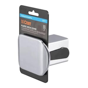 Curt 2" Chrome Plastic Hitch Tube Cover (Packaged) - 22171