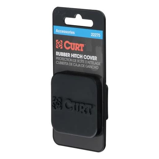 Curt 1-1/4" Rubber Hitch Tube Cover (Packaged) - 22275