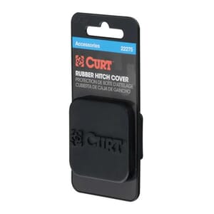 Curt 1-1/4" Rubber Hitch Tube Cover (Packaged) - 22275