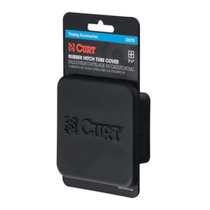 Curt 2-1/2" Rubber Hitch Tube Cover (Packaged) - 22278