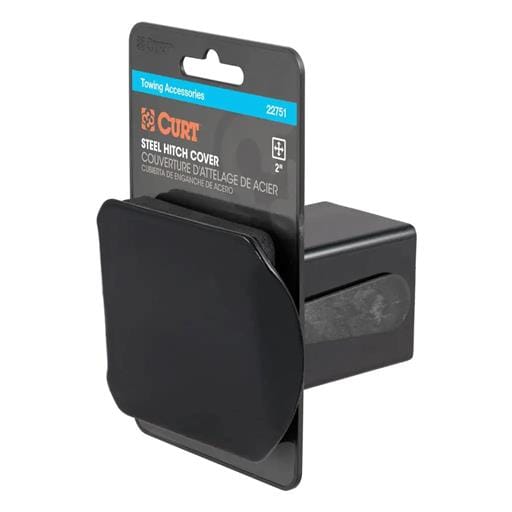 Curt 2" Black Steel Hitch Tube Cover (Packaged) - 22751