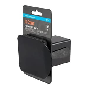 Curt 2" Black Steel Hitch Tube Cover (Packaged) - 22751