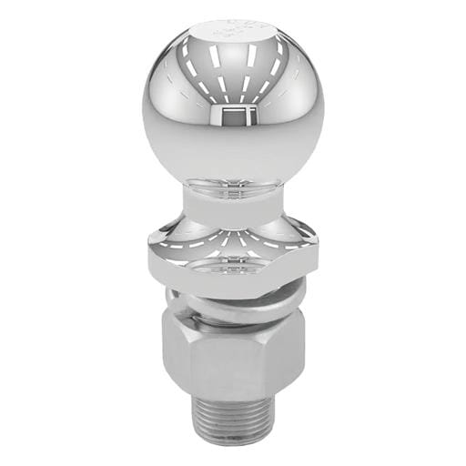 Curt 2" Trailer Ball (1" x 2-1/8" Shank, 7,500 lbs., Chrome, Packaged) - 40070