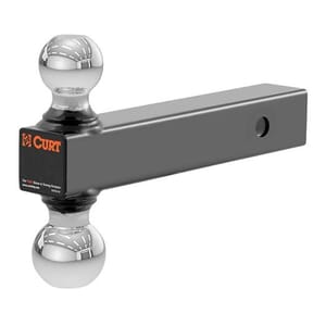 Curt Multi-Ball Mount (2" Hollow Shank, 2" & 2-5/16" Chrome Balls) - 45002