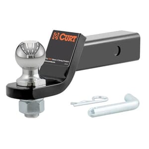 Curt Loaded Ball Mount with 2" Ball (2" Shank, 7,500 lbs., 2" Drop) - 45036