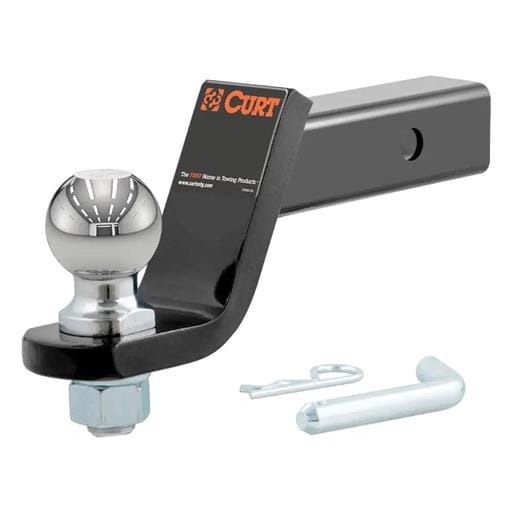 Curt Loaded Ball Mount with 2-5/16" Ball (2" Shank, 7,500 lbs., 4" Drop) - 45042