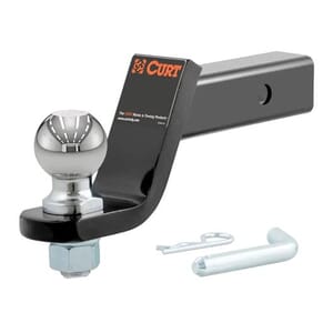 Curt Loaded Ball Mount with 2-5/16" Ball (2" Shank, 7,500 lbs., 4" Drop) - 45042