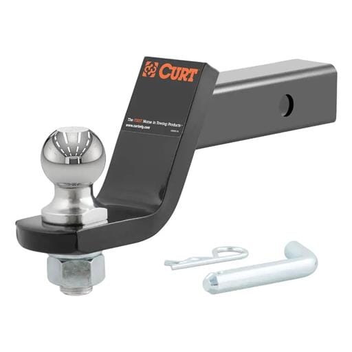Curt Loaded Ball Mount with 1-7/8" Ball (2" Shank, 3,500 lbs., 4" Drop) - 45055