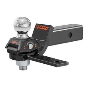 Curt RockerBall Cushion Hitch with Sway Tab (2-5/16" Ball, 2" Shank, 7,500 lbs.) - 45149