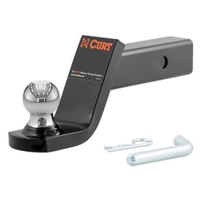 Curt Fusion Ball Mount with 1-7/8" Ball (2" Shank, 5,000 lbs., 4" Drop) - 45151