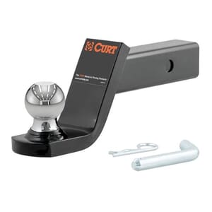Curt Fusion Ball Mount with 2" Ball (2" Shank, 7,500 lbs., 4" Drop) - 45154