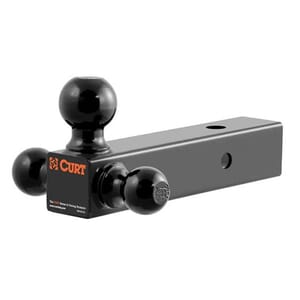 Curt Multi-Ball Mount (2-1/2" Hollow Shank, 1-7/8", 2" & 2-5/16" Black Balls) - 45651