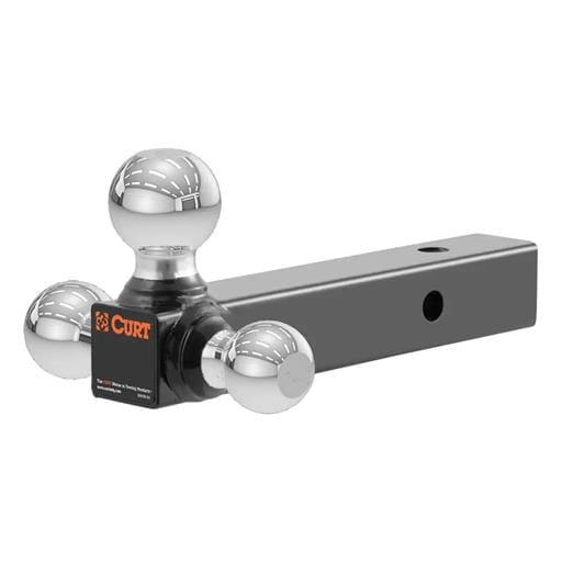 Curt Multi-Ball Mount (2" Solid Shank, 1-7/8", 2" & 2-5/16" Chrome Balls) - 45655