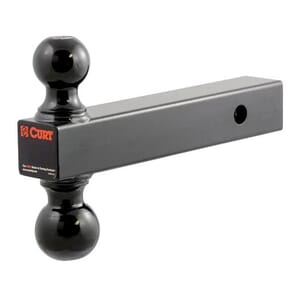 Curt Multi-Ball Mount (2" Solid Shank, 2" & 2-5/16" Black Balls) - 45660