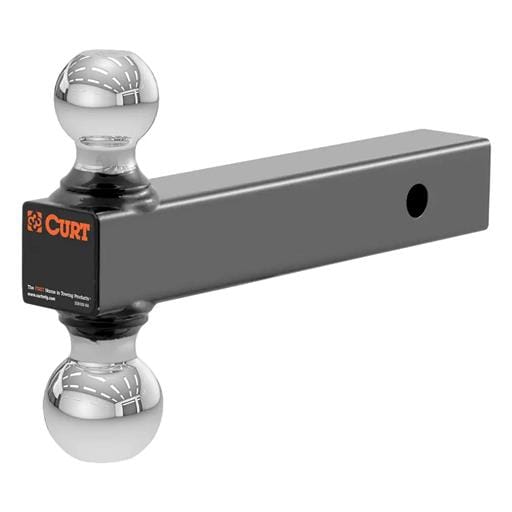 Curt Multi-Ball Mount (2" Solid Shank, 2" & 2-5/16" Chrome Balls) - 45665