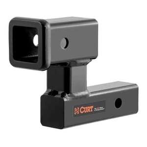 Curt Raised Receiver Adapter (2" Shank, Not for Towing Use, 4-1/4" Rise) - 45794