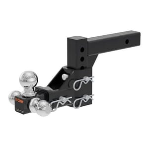 Curt Adjustable Tri-Ball Mount (2" Shank, 1-7/8", 2" & 2-5/16" Balls) - 45799