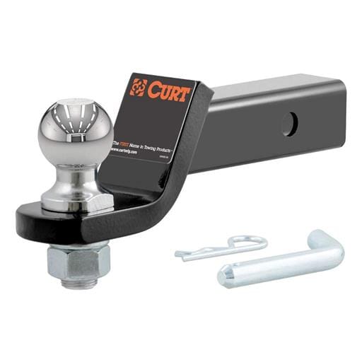 Curt Loaded Ball Mount with 2" Ball, Imported (2" Shank, 7,500 lbs., 2" Drop) - 45836