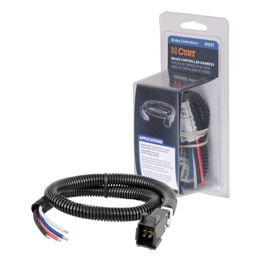 Curt Universal Trailer Brake Controller Harness with Pigtails - 51531