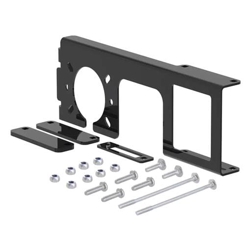 Curt Easy-Mount Wiring Bracket for 4 or 5-Flat & 6 or 7-Round (2" Receiver) - 58000