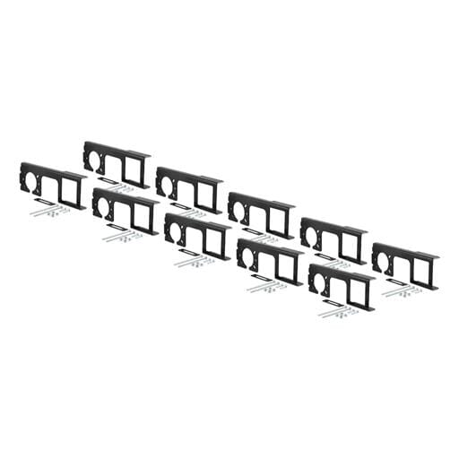 Curt Easy-Mount Wiring Brackets for 4 or 5-Flat & 6 or 7-Round (2" Receiver, 10-Pack) - 58000010