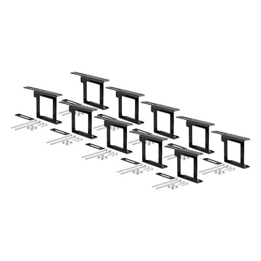 Curt Easy-Mount Wiring Brackets for 4 or 5-Way Flat (2" Receiver, 10-Pack) - 58001010