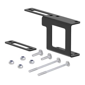 Curt Easy-Mount Wiring Bracket for 4 or 5-Way Flat (1-1/4" Receiver) - 58002