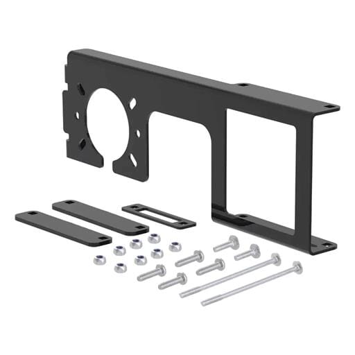 Curt Easy-Mount Wiring Bracket for 4 or 5-Flat & 6 or 7-Round (2-1/2" Receiver) - 58003