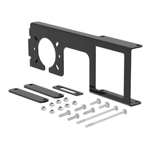 Curt Easy-Mount Wiring Bracket for 4 or 5-Flat & 6 or 7-Round (2-1/2" Receiver) - 58003