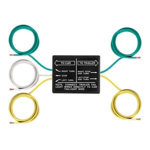 Curt Non-Powered 3-to-2-Wire Taillight Converter (Bulk) - 58240