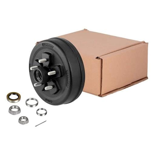 Lippert® 10" Brake Hub with Bearing Kit, 3,500-lb. Axles, 5 on 4-1/2" Bolt Pattern - 814210
