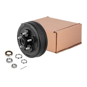 Lippert® 10" Brake Hub with Bearing Kit, 3,500-lb. Axles, 5 on 4-1/2" Bolt Pattern - 814210