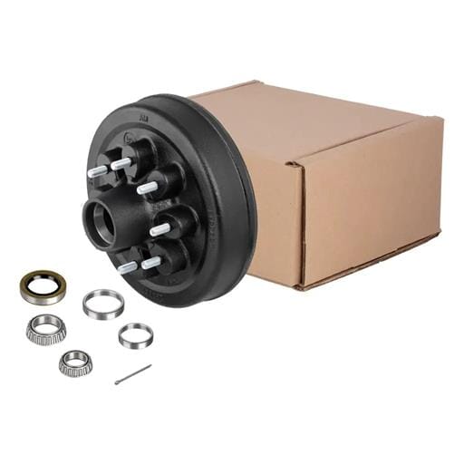 Lippert® 12" Brake Hub with Bearing Kit, 7,000-lb. Axles, 8 on 6-1/2" Bolt Pattern - 814212