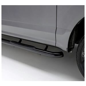 Aries 3" Round Black Steel Side Bars, Select Dodge Ram 1500 - 205003