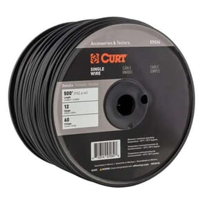 Curt Automotive Primary Wire, Black 500' Spool - 57034