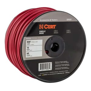 Curt Automotive Primary Wire, Red 500' Spool - 57037