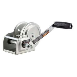 Curt Hand-Crank Brake Winch, 1,000 lbs, 4.2:1 Gear Ratio, 7" Handle - 29610