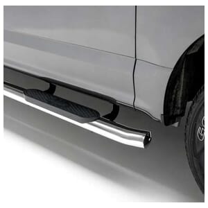 Aries 4" Polished Stainless Oval Side Bars, Select Toyota Tundra - S222023-2