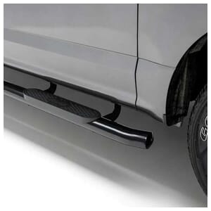 Aries 4" Black Steel Oval Side Bars, Select Toyota Tacoma XtraCab - S222029