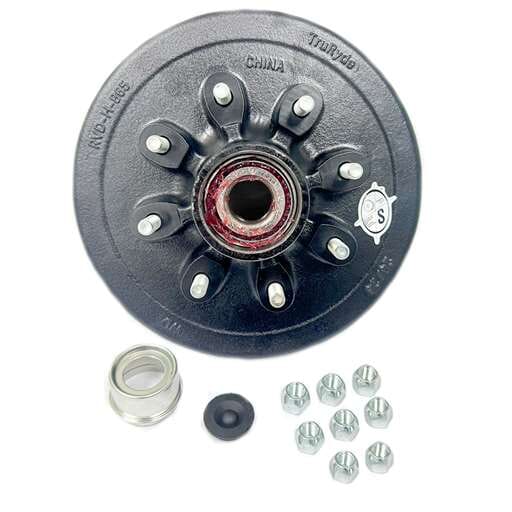 Dexter® Axle Dexter Drum 7K axle, 8-6.50 BC, Studded 1/2