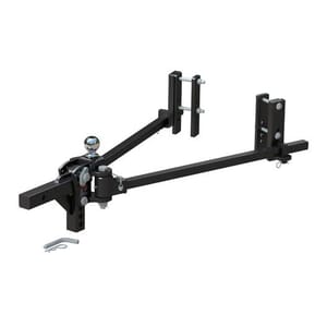 Curt TruTrack 2P Trunnion Weight Distribution Hitch with 2x Sway Control, 8-12K - 17355