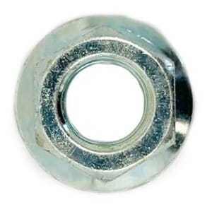TruRyde® 3/8" Steel Zinc Flange Lock Nut - FA-FLN375