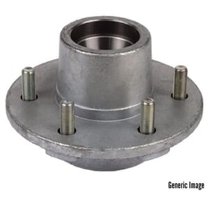 TruRyde® 4-4" Galvanized Trailer Hub for a 2,000 lbs. Trailer Axle - RVI-BT-4400 -HDG